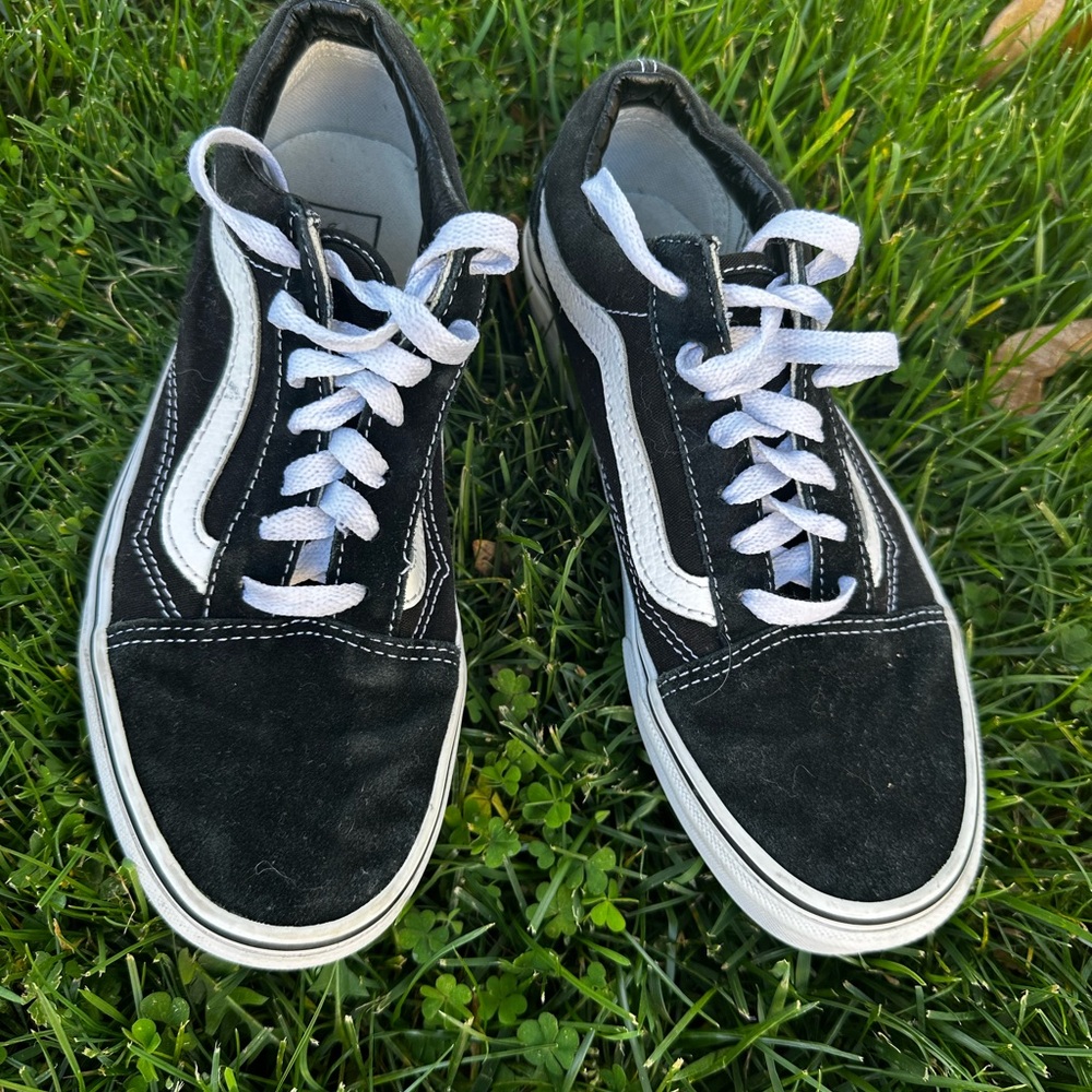 Mens Size 5 VANS Old Skool  Black White -